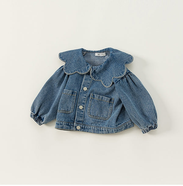 Girls Blue Jean Jacket | Kids & Toddler Denim Coats Ages 2-10