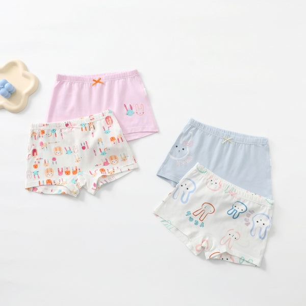 Girl's TENCEL™ Micro Modal Shorties - Set of 4